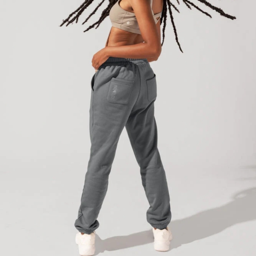 POPFLEX Cloud Rollover Sweatpant - Smoke Size XS